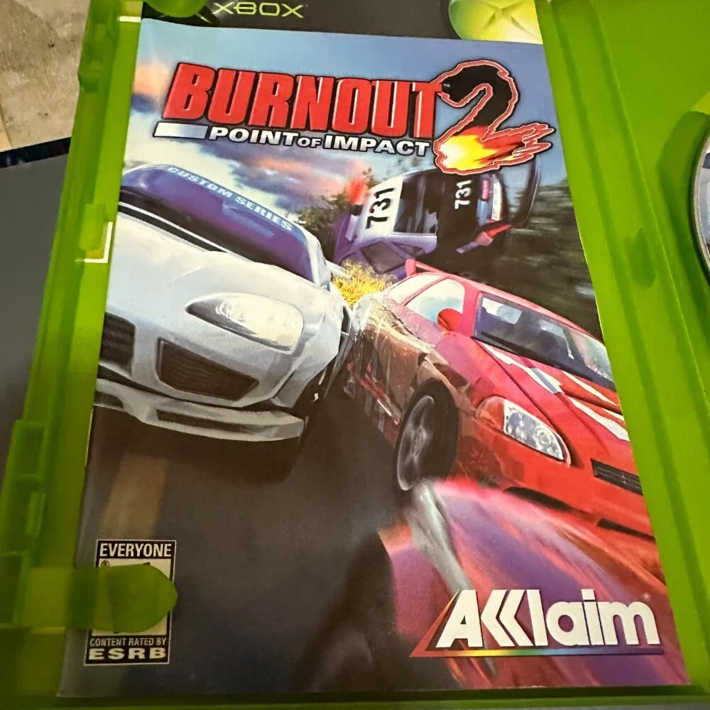 Burnout 2: Point of Impact Developer's Cut Xbox 2003 Complete Tested Working
